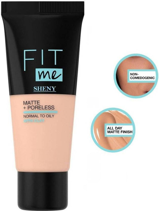2-in-1 Makeup Deal – Liquid Foundation & Face Powder Combo for Smooth, Flawless Finish – Budget-Friendly Beauty Set - Ivory Shade