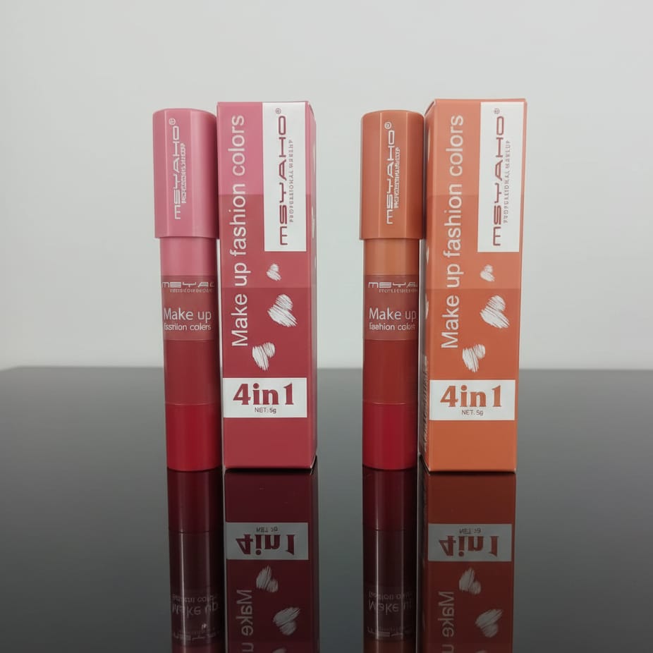 4 in 1 Multicolor Lipstick and Eyeshadow Stick – Creamy Makeup Stick