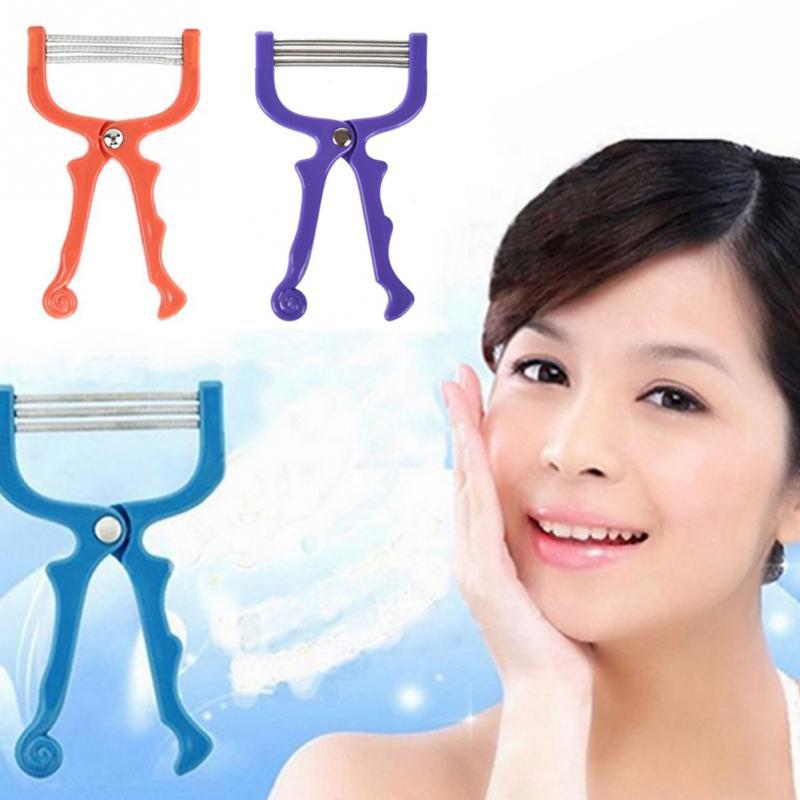 Face Hair Remover Epilator – Handheld Spring Face EpiRoller for Quick & Gentle Facial Hair Removal