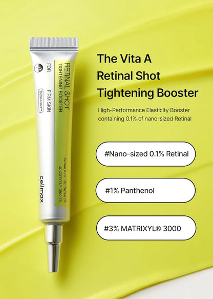 Retinal Shot Tightening Booster for Anti-Aging, Pore Minimizer, Wrinkles & Fine Lines